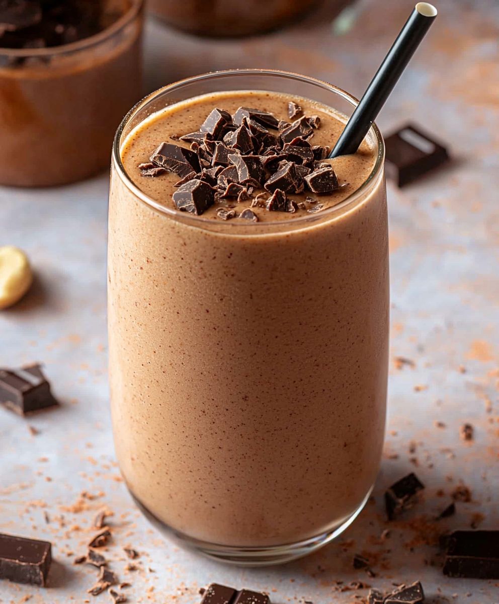 Protein Chocolate Almond Butter Smoothie