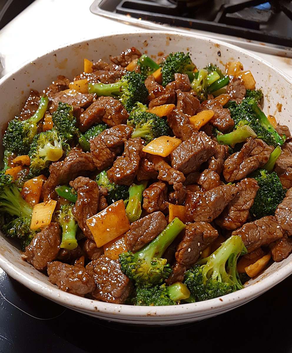 Teriyaki beef stir fry