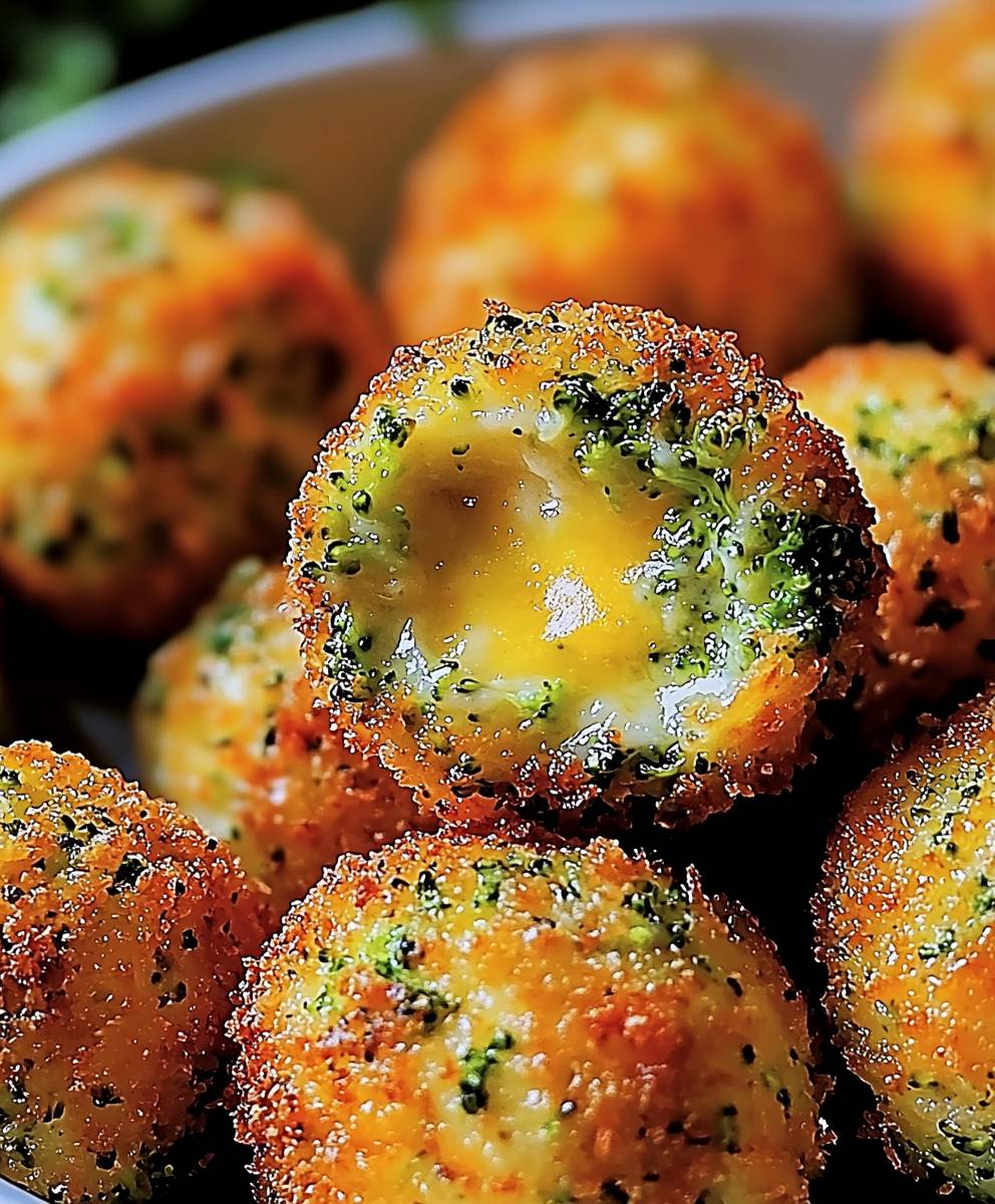 Broccoli cheese balls