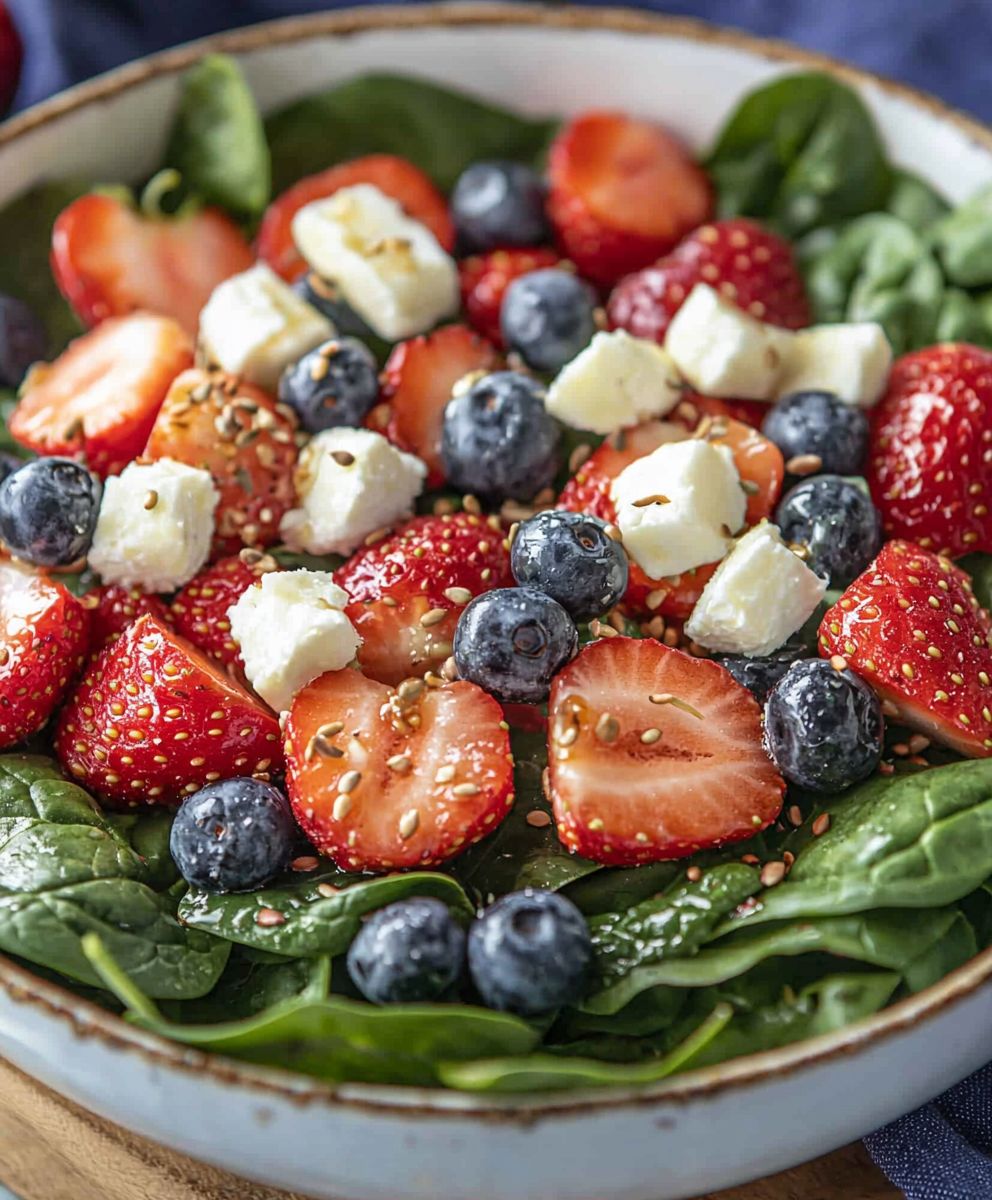 Strawberry Spinach Salad