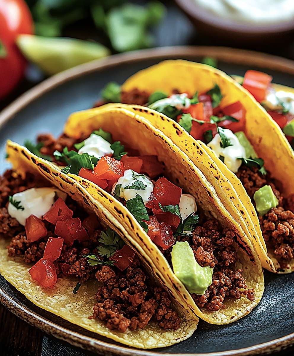 Ground Beef Tacos