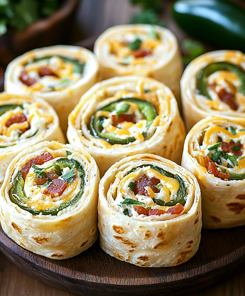 Jalapeno Popper Pinwheels