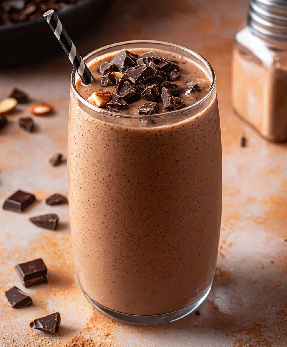 Protein Chocolate Almond Butter Smoothie