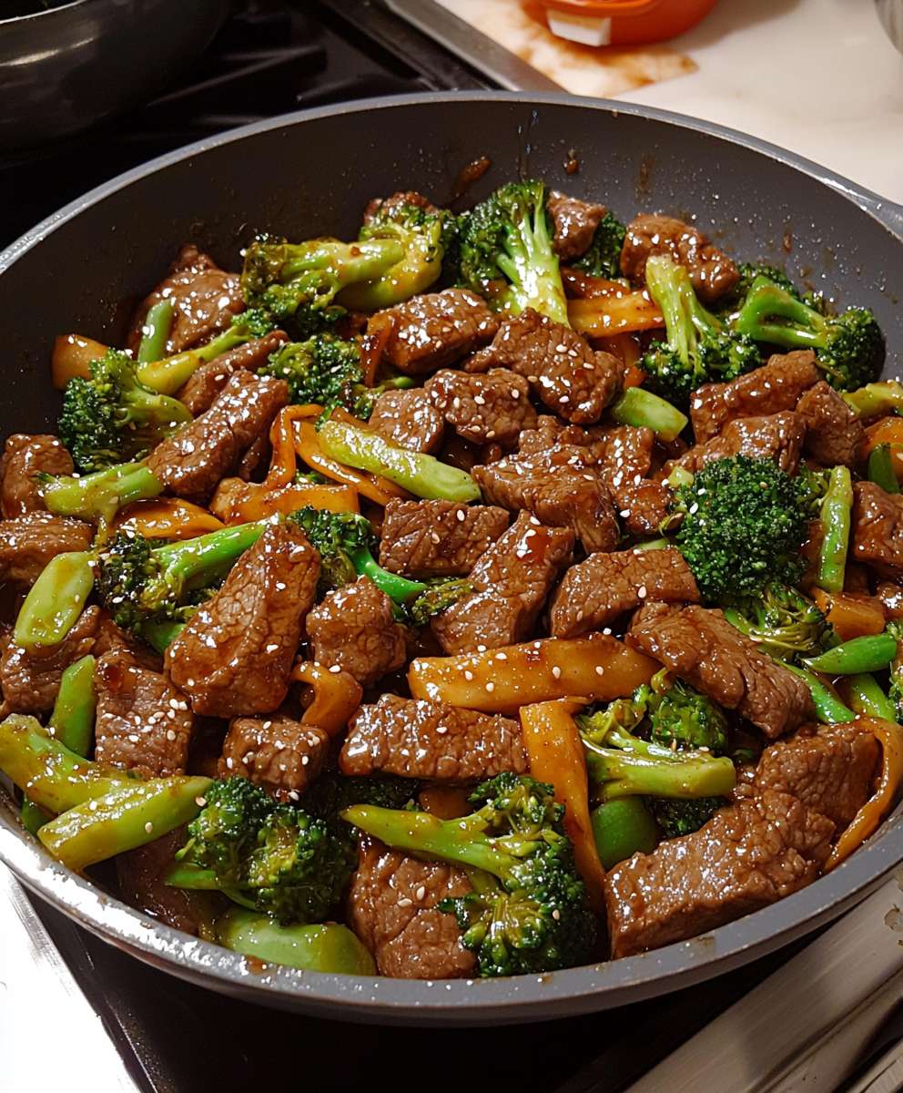 Teriyaki beef stir fry